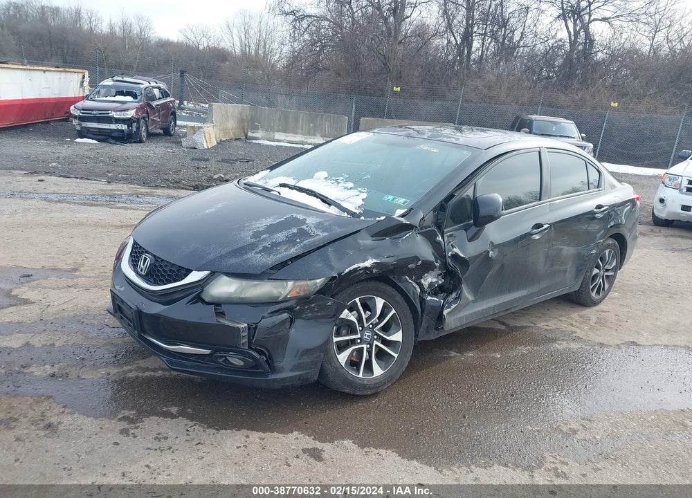 2013 HONDA CIVIC EX-L VIN: 2HGFB2F95DH520526