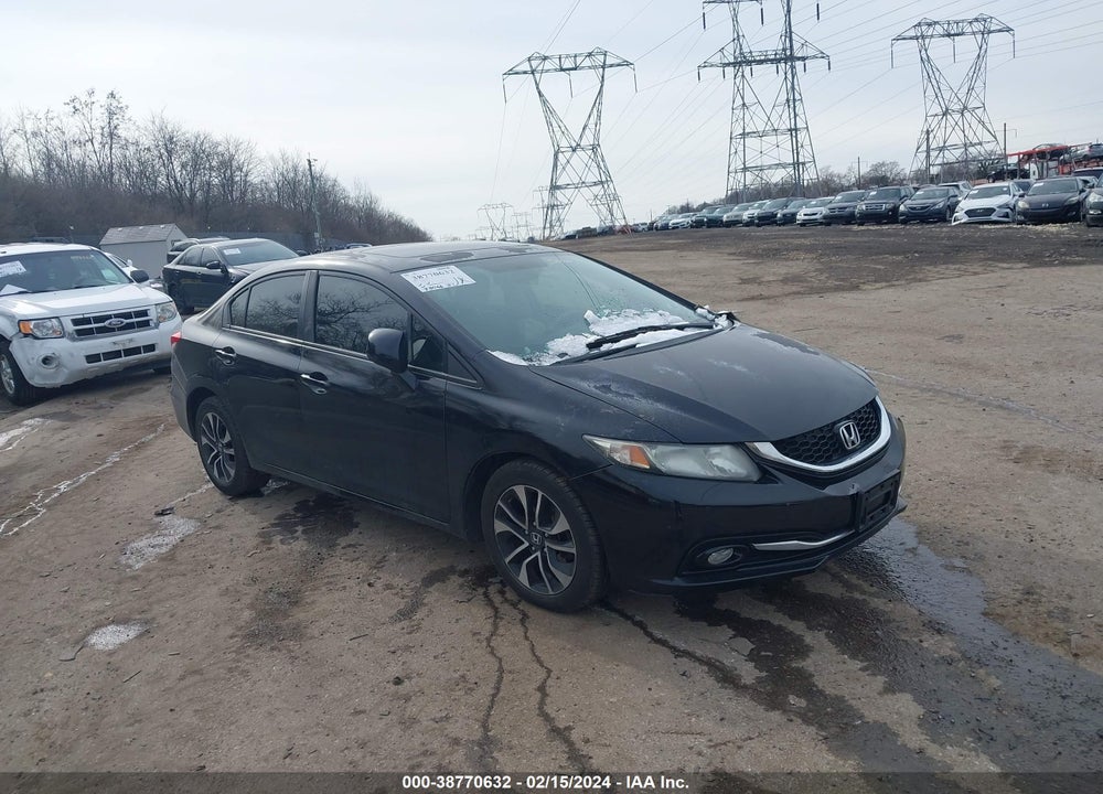 2013 HONDA CIVIC EX-L VIN: 2HGFB2F95DH520526