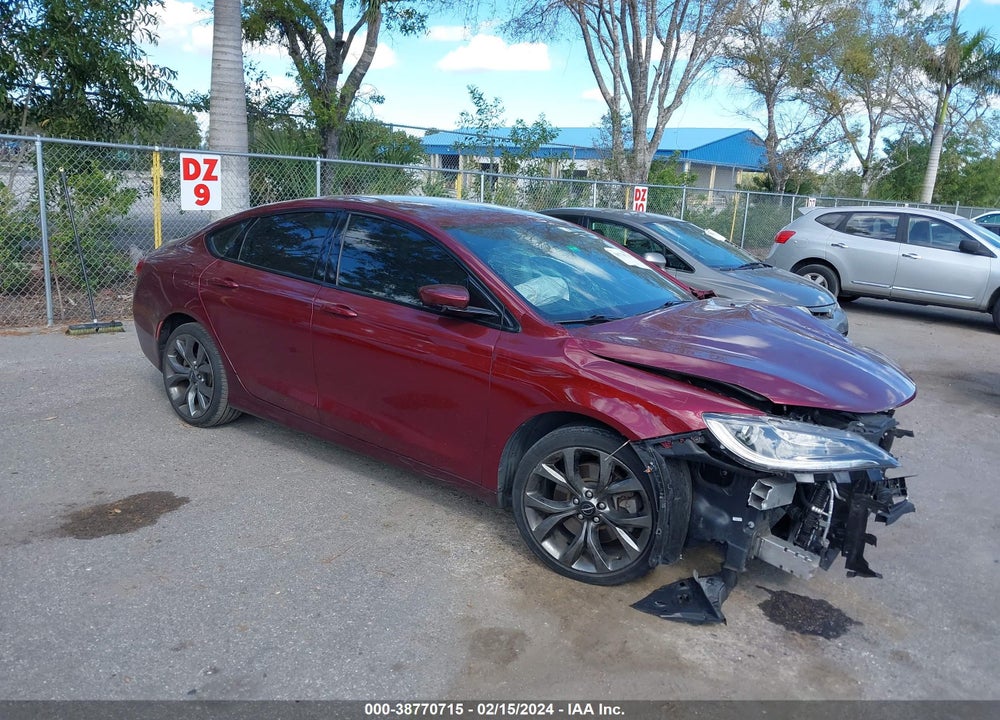 2015 CHRYSLER 200 S VIN: 1C3CCCBG6FN551808