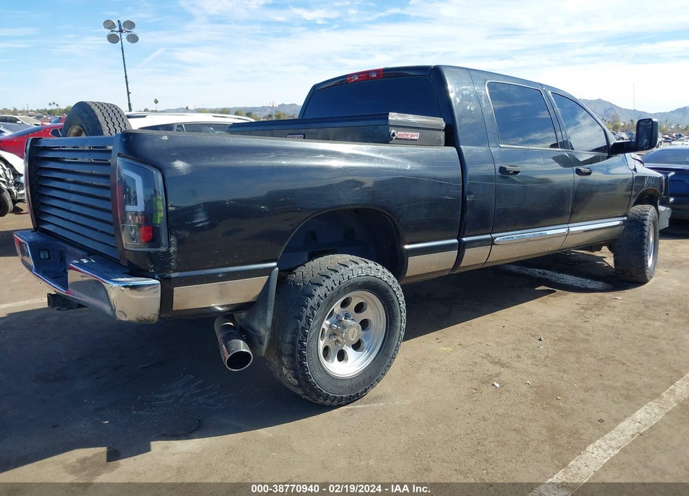 2007 DODGE RAM 2500 SLT VIN: 3D7KS29C97G706231