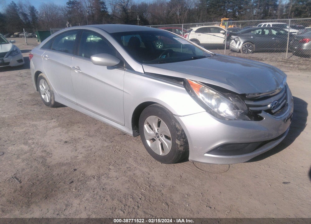 2014 HYUNDAI SONATA GLS VIN: 5NPEB4ACXEH814165