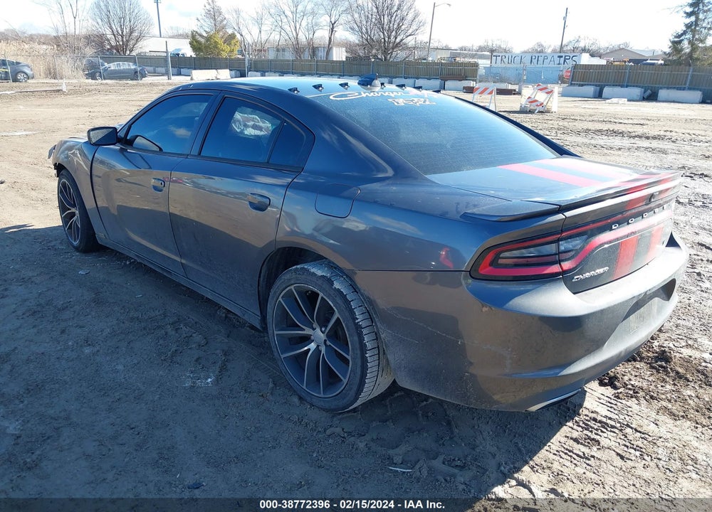 2016 DODGE CHARGER SXT VIN: 2C3CDXHG0GH357202