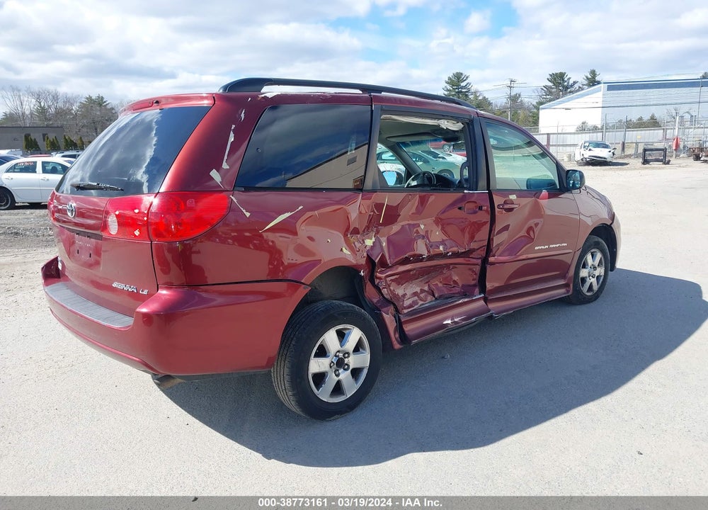 2010 TOYOTA SIENNA LE VIN: 5TDKK4CC3AS299806