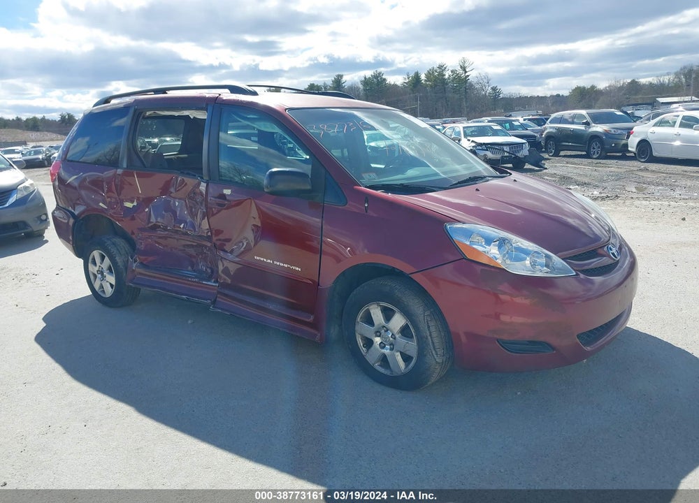 2010 TOYOTA SIENNA LE VIN: 5TDKK4CC3AS299806