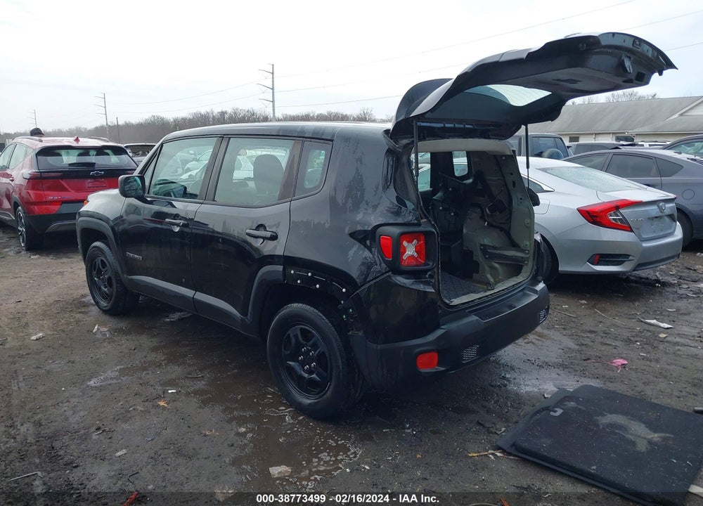 2016 JEEP RENEGADE SPORT VIN: ZACCJBAT6GPD10740