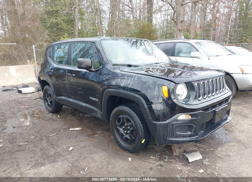 2016 JEEP RENEGADE SPORT VIN: ZACCJBAT6GPD10740