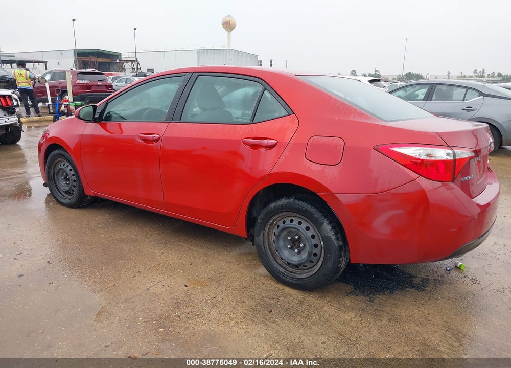 2016 TOYOTA COROLLA VIN: 5YFBURHE9GP414721