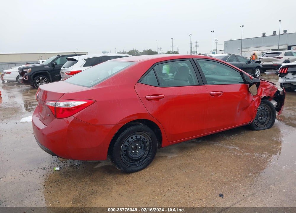 2016 TOYOTA COROLLA VIN: 5YFBURHE9GP414721