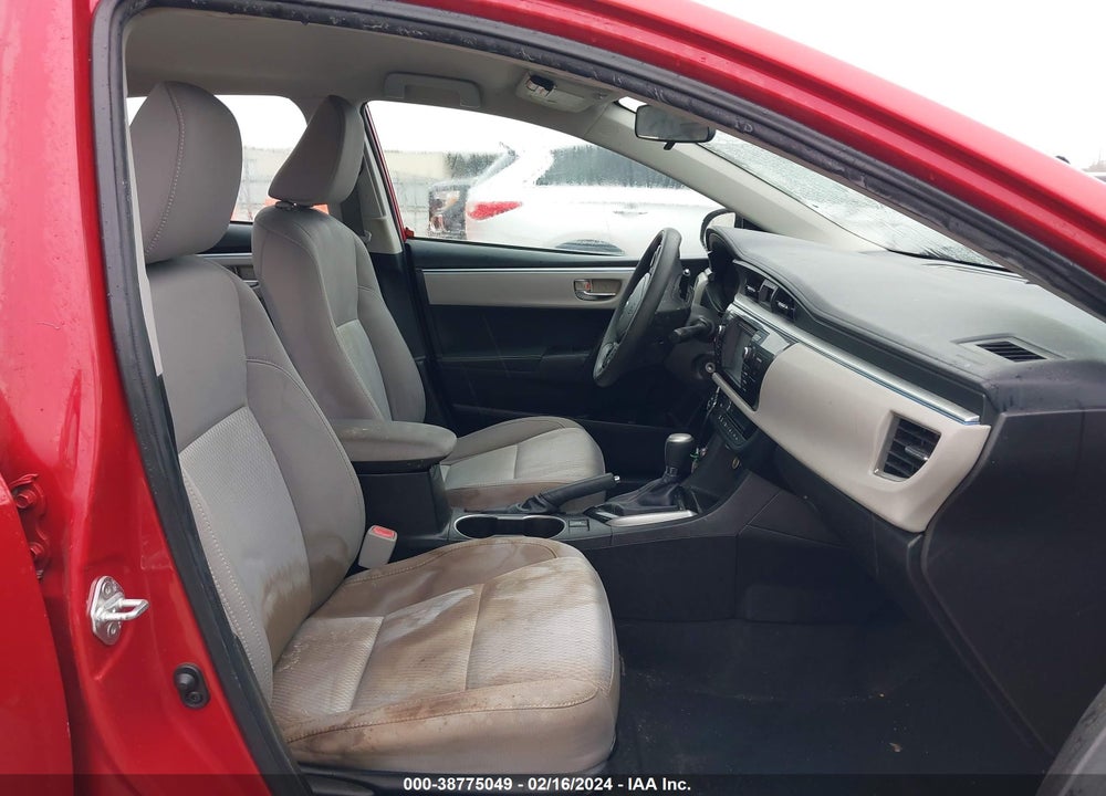 2016 TOYOTA COROLLA VIN: 5YFBURHE9GP414721