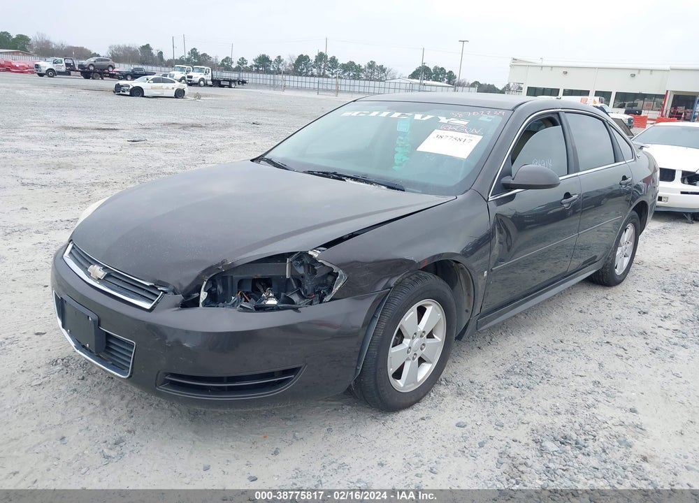 2009 CHEVROLET IMPALA LT VIN: 2G1WT57N091251384