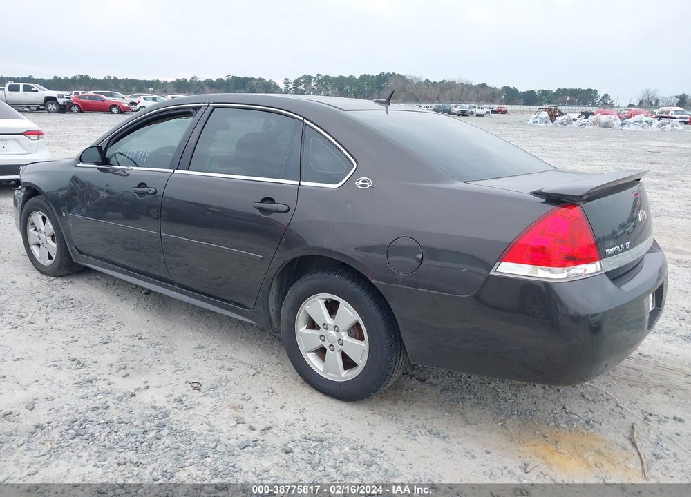 2009 CHEVROLET IMPALA LT VIN: 2G1WT57N091251384