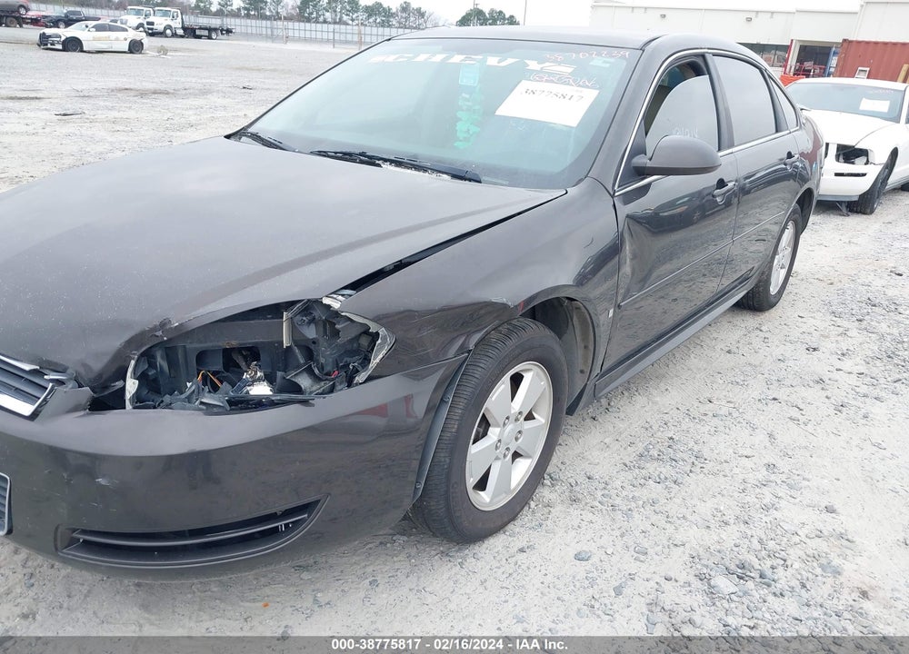 2009 CHEVROLET IMPALA LT VIN: 2G1WT57N091251384