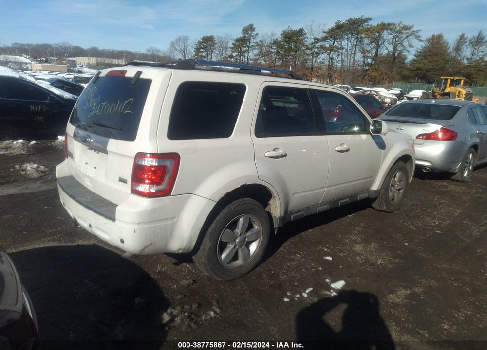 2011 FORD ESCAPE LIMITED VIN: 1FMCU9EG4BKB09009