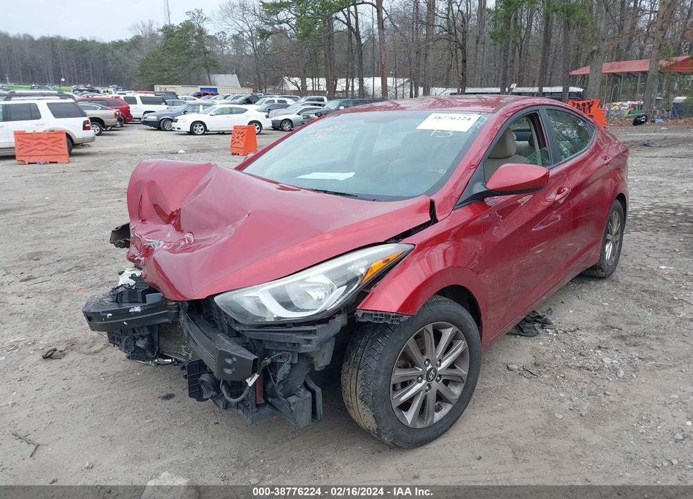 2014 HYUNDAI ELANTRA SE VIN: 5NPDH4AE4EH469212