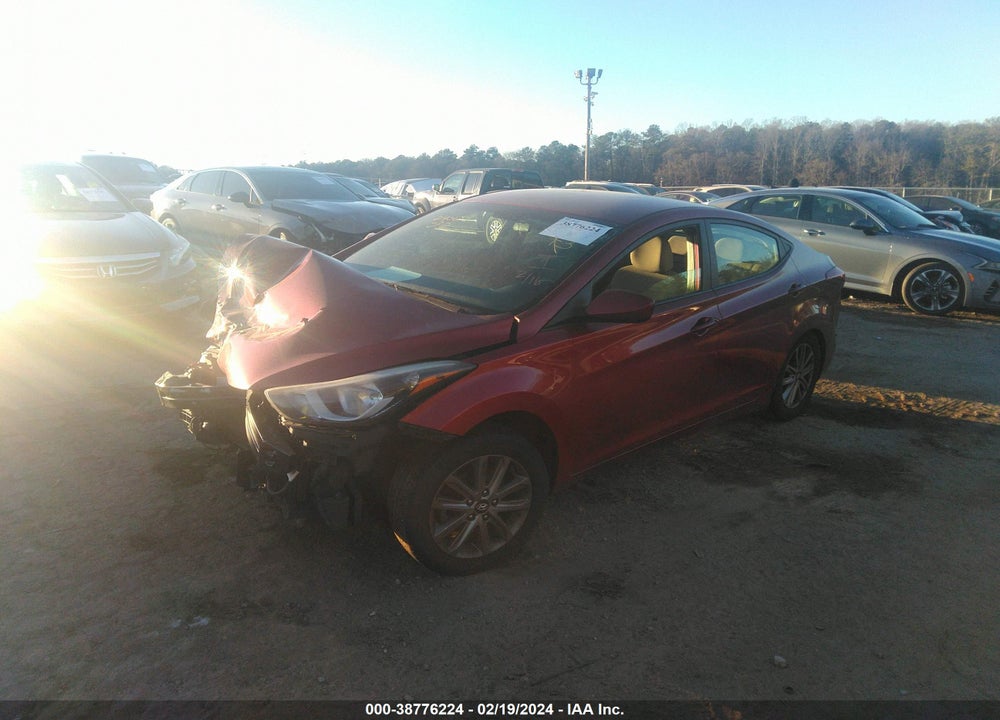 2014 HYUNDAI ELANTRA SE VIN: 5NPDH4AE4EH469212