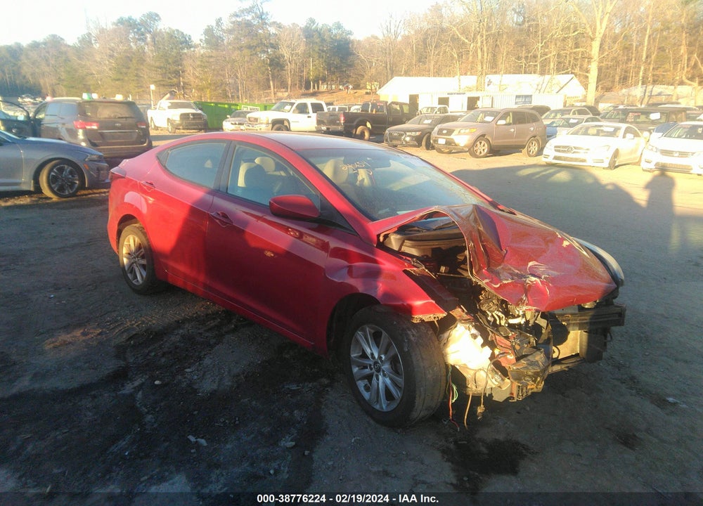 2014 HYUNDAI ELANTRA SE VIN: 5NPDH4AE4EH469212