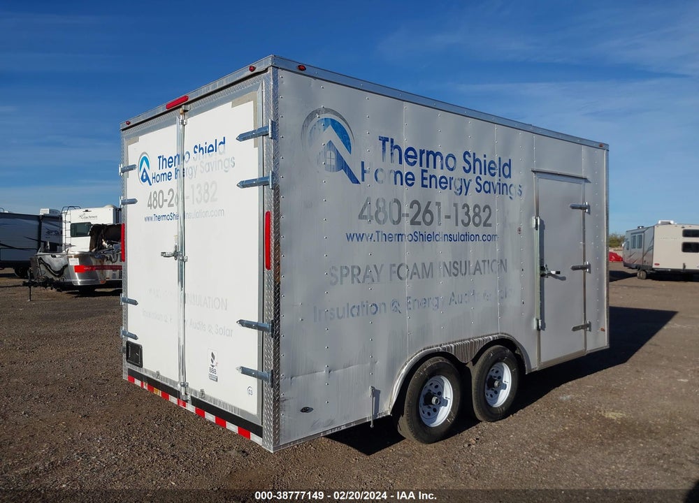 2022 FREEDOM TRAILERS, LL ENCLOSED TRAILER VIN: 5WKBE1629N1074344