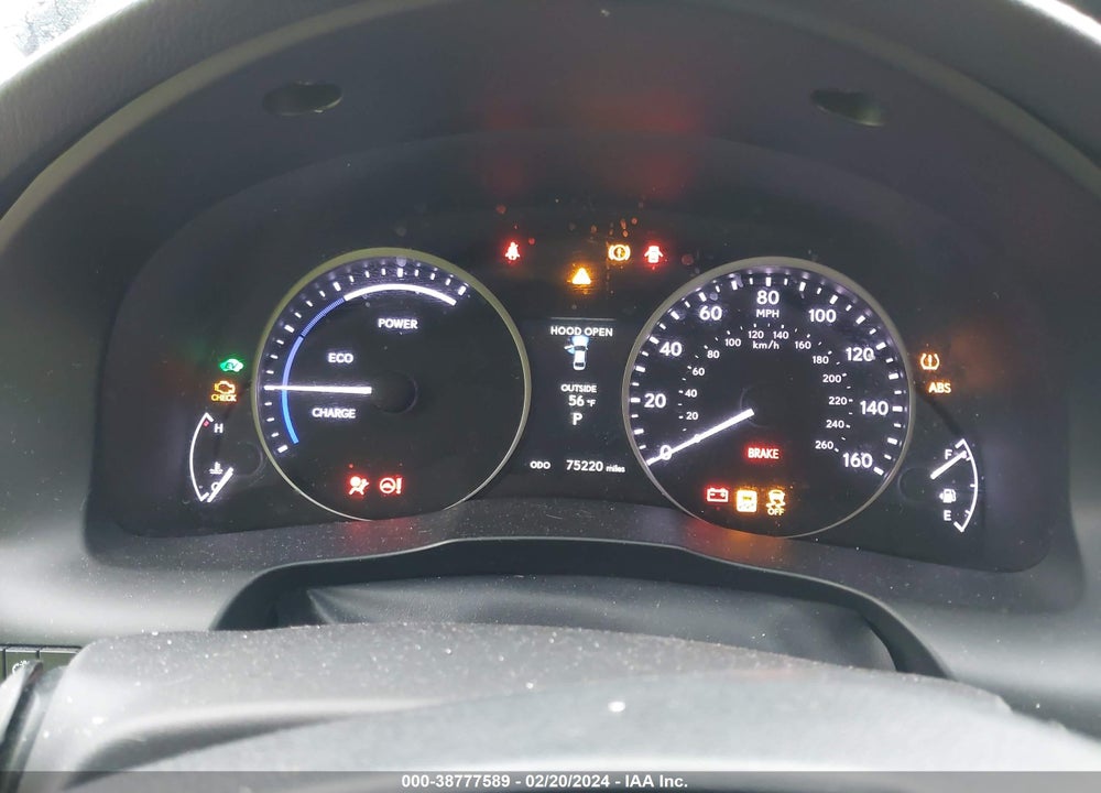 2013 LEXUS ES 300H VIN: JTHBW1GG6D2012050