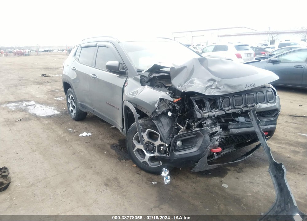 2022 JEEP COMPASS TRAILHAWK 4X4 VIN: 3C4NJDDB0NT122762