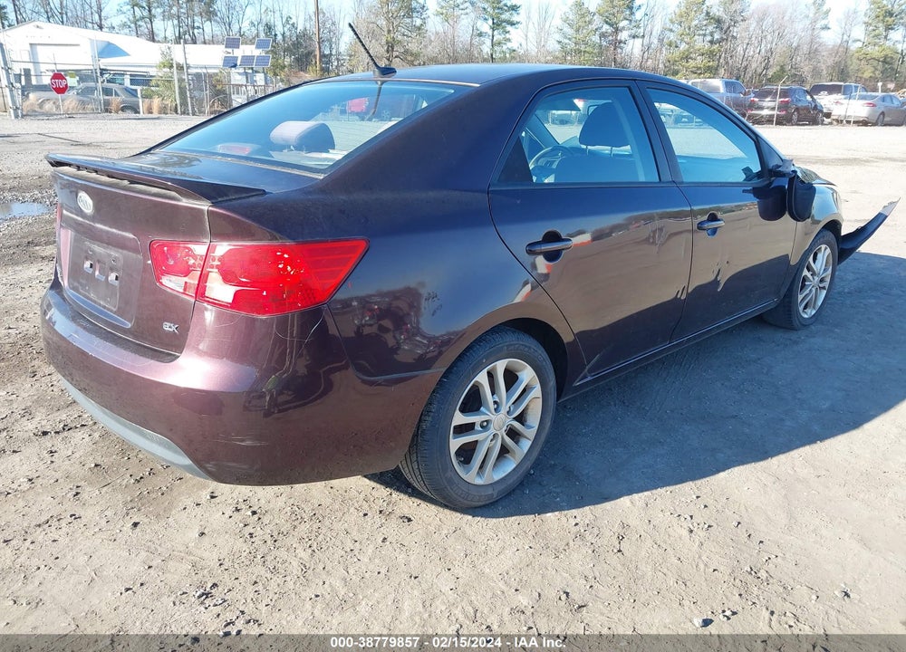2011 KIA FORTE VIN: KNAFU4A24B5376600