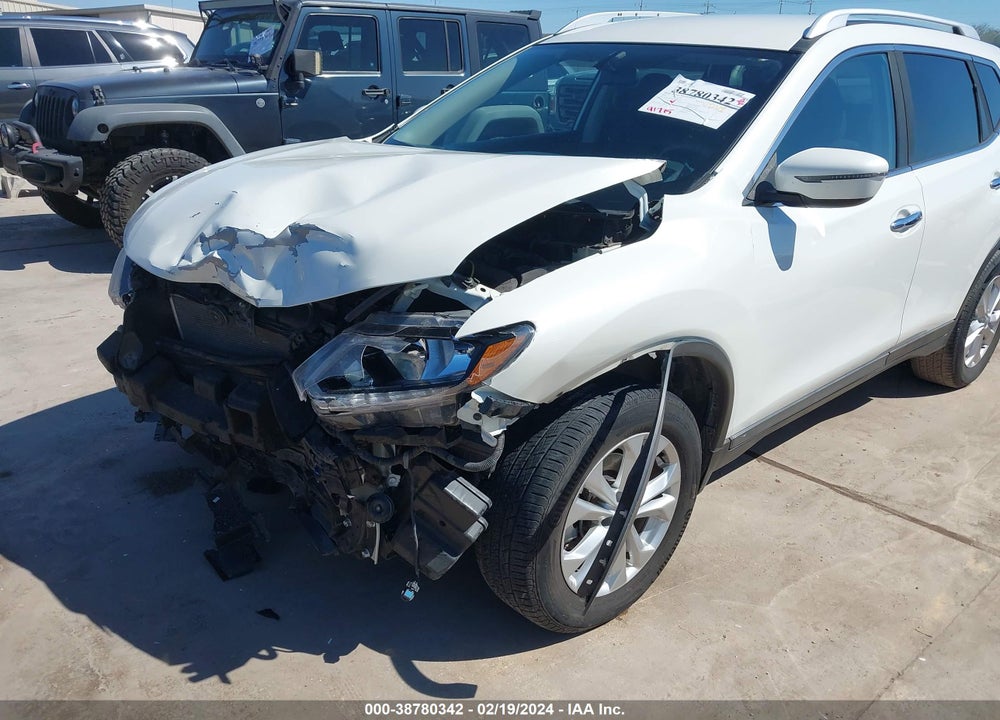 2016 NISSAN ROGUE SV VIN: KNMAT2MVXGP685493
