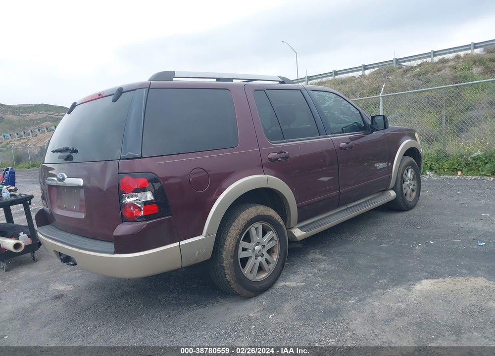 2007 FORD EXPLORER EDDIE BAUER VIN: 1FMEU64EX7UA36943