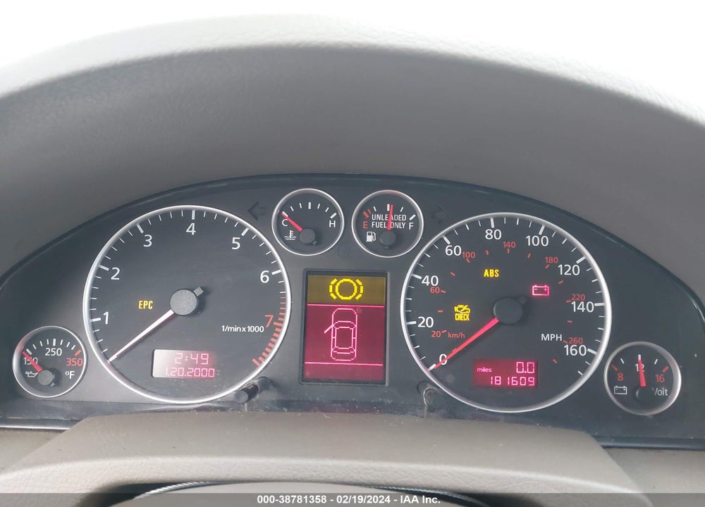 2004 AUDI A6 2.7T S-LINE VIN: WAUCD64B24N086384