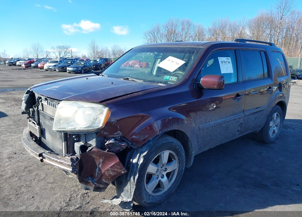 2011 HONDA PILOT EX VIN: 5FNYF4H4XBB064406