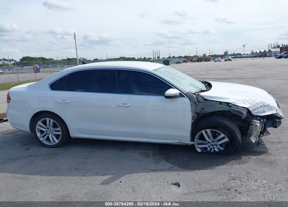 2012 VOLKSWAGEN PASSAT 2.5L SE VIN: 1VWBH7A34CC101657