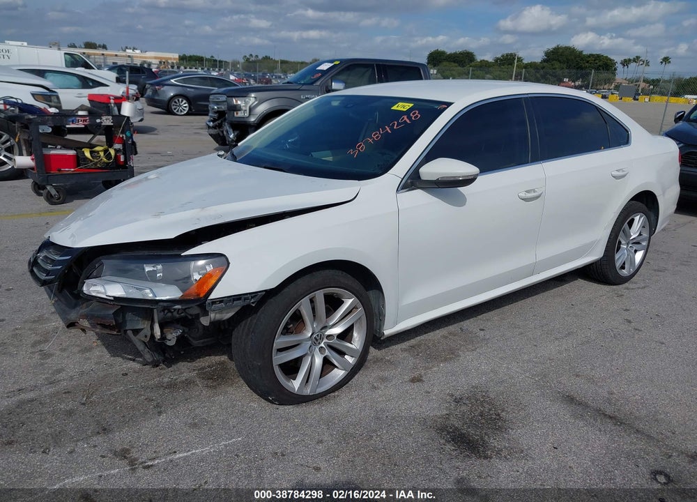 2012 VOLKSWAGEN PASSAT 2.5L SE VIN: 1VWBH7A34CC101657