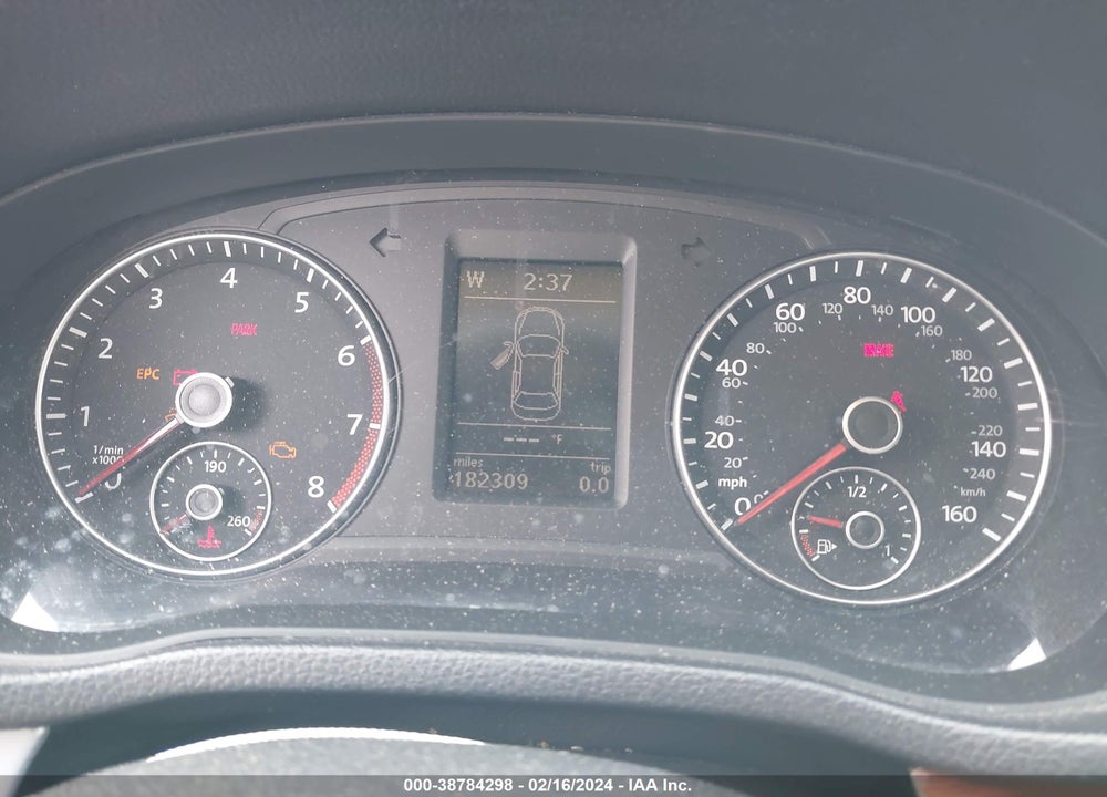 2012 VOLKSWAGEN PASSAT 2.5L SE VIN: 1VWBH7A34CC101657