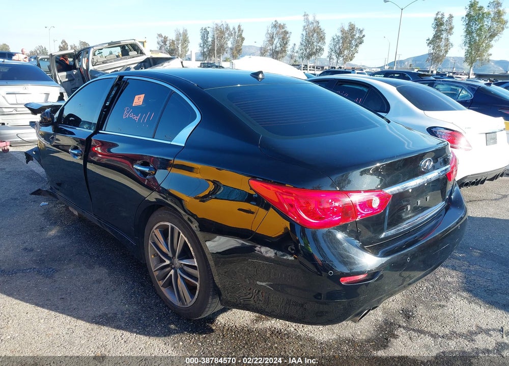 2015 INFINITI Q50 SPORT VIN: JN1BV7AP2FM341693
