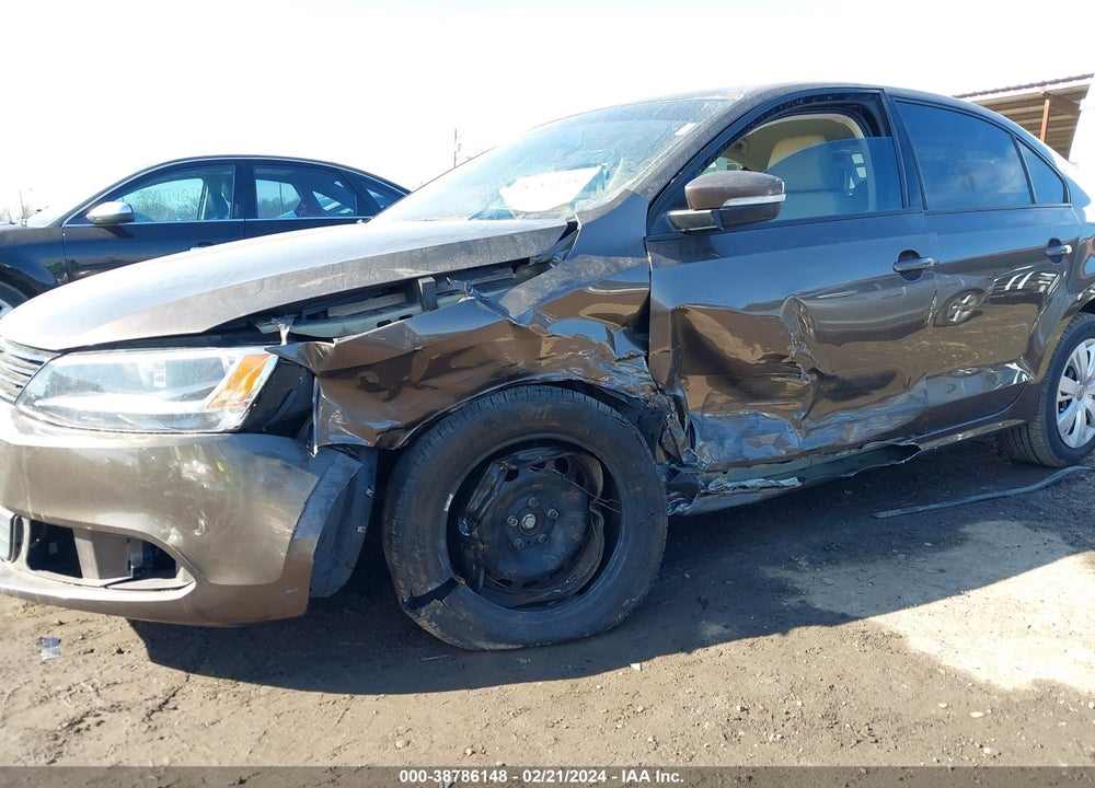 2012 VOLKSWAGEN JETTA 2.5L SE VIN: 3VWDP7AJ1CM462322