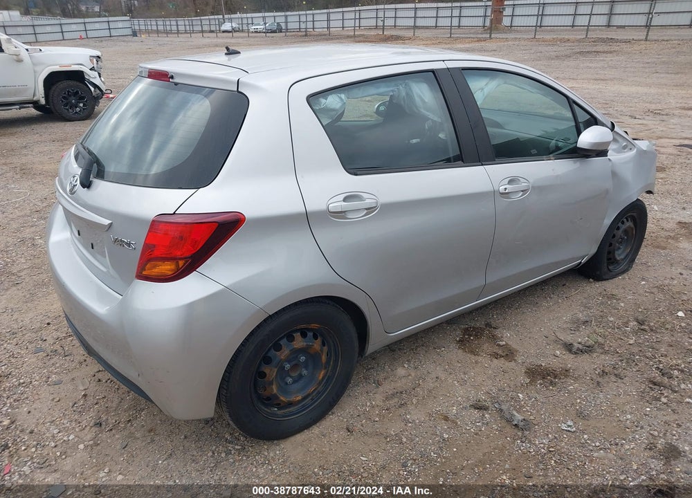 2017 TOYOTA YARIS L VIN: VNKKTUD33HA084243