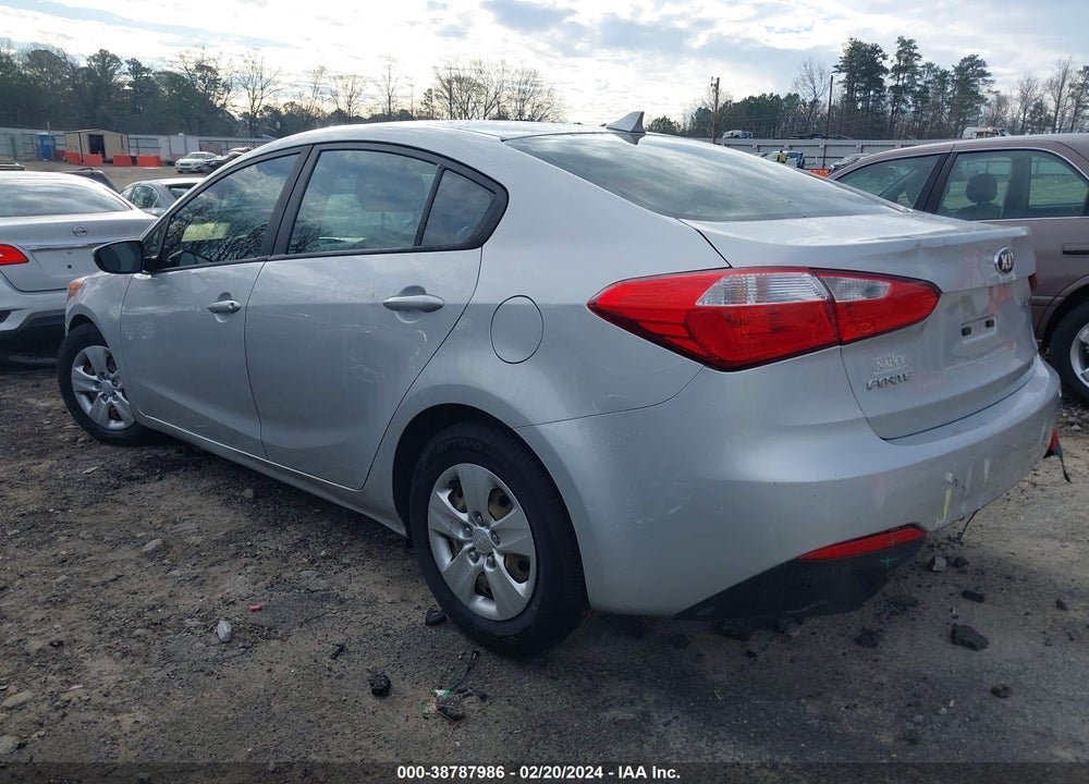 2016 KIA FORTE LX VIN: KNAFK4A66G5588124