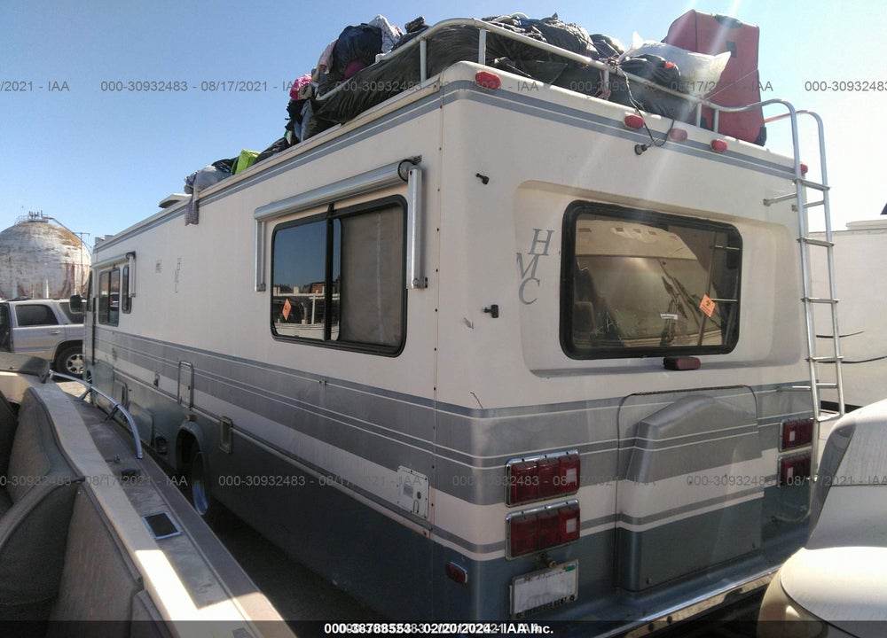 1986 GILLIG INCOMPLETE MOTORHOME CHSS VIN: 15GED1328G1060067