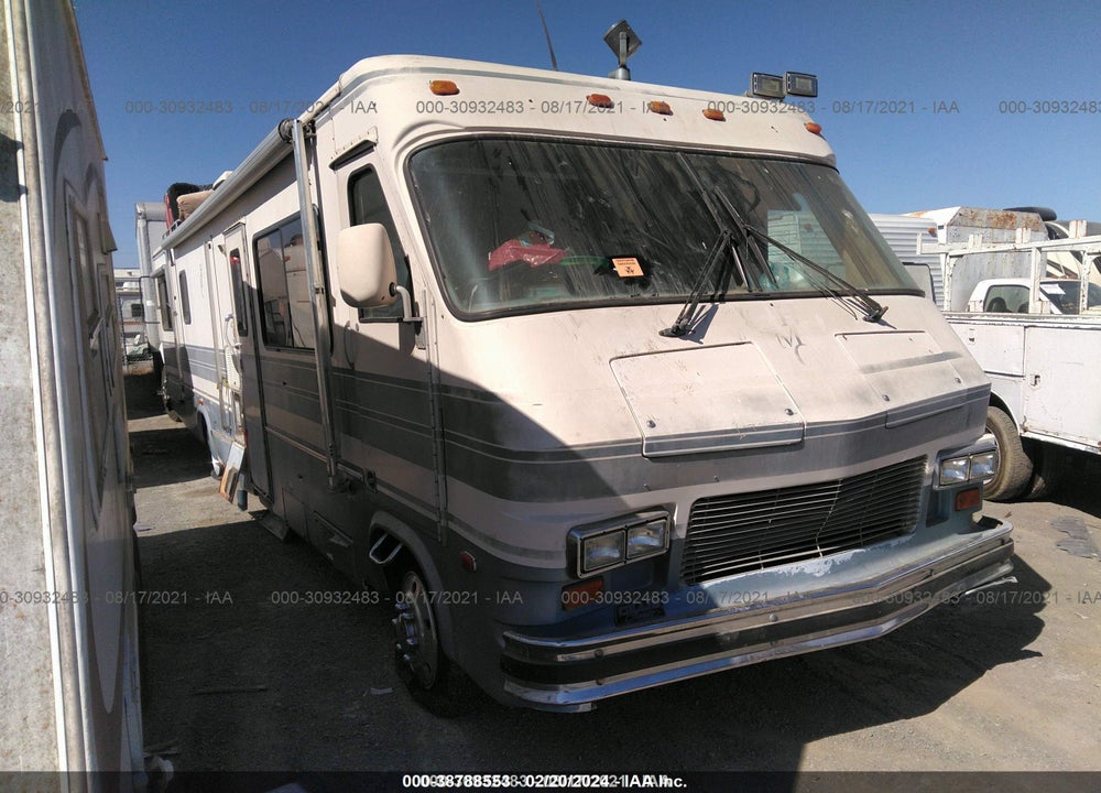 1986 GILLIG INCOMPLETE MOTORHOME CHSS VIN: 15GED1328G1060067