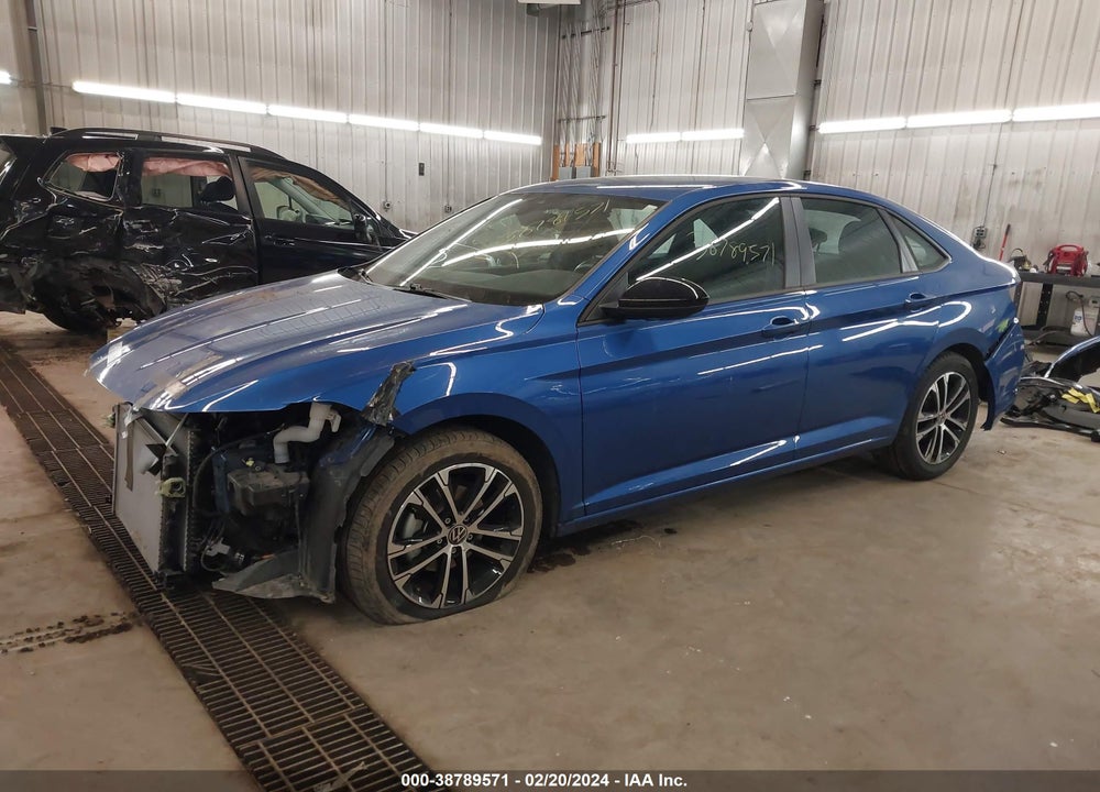 2022 VOLKSWAGEN JETTA 1.5T SPORT VIN: 3VWBM7BUXNM016164