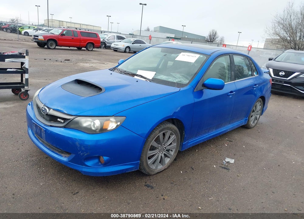 2009 SUBARU IMPREZA WRX VIN: JF1GE76659G518586