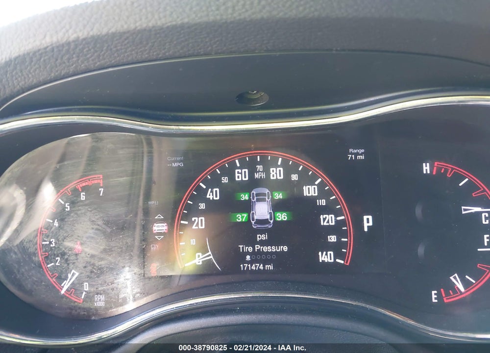 2015 DODGE DURANGO VIN: 1C4SDJCT0FC789640