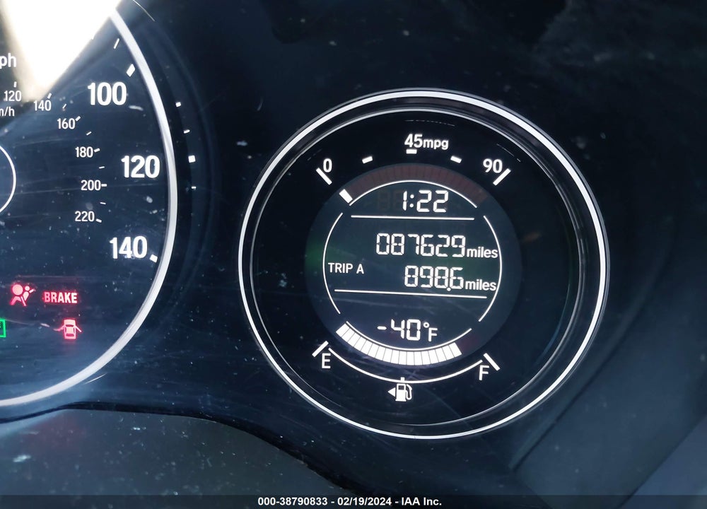2018 HONDA HR-V EX-L VIN: 3CZRU6H77JM712949