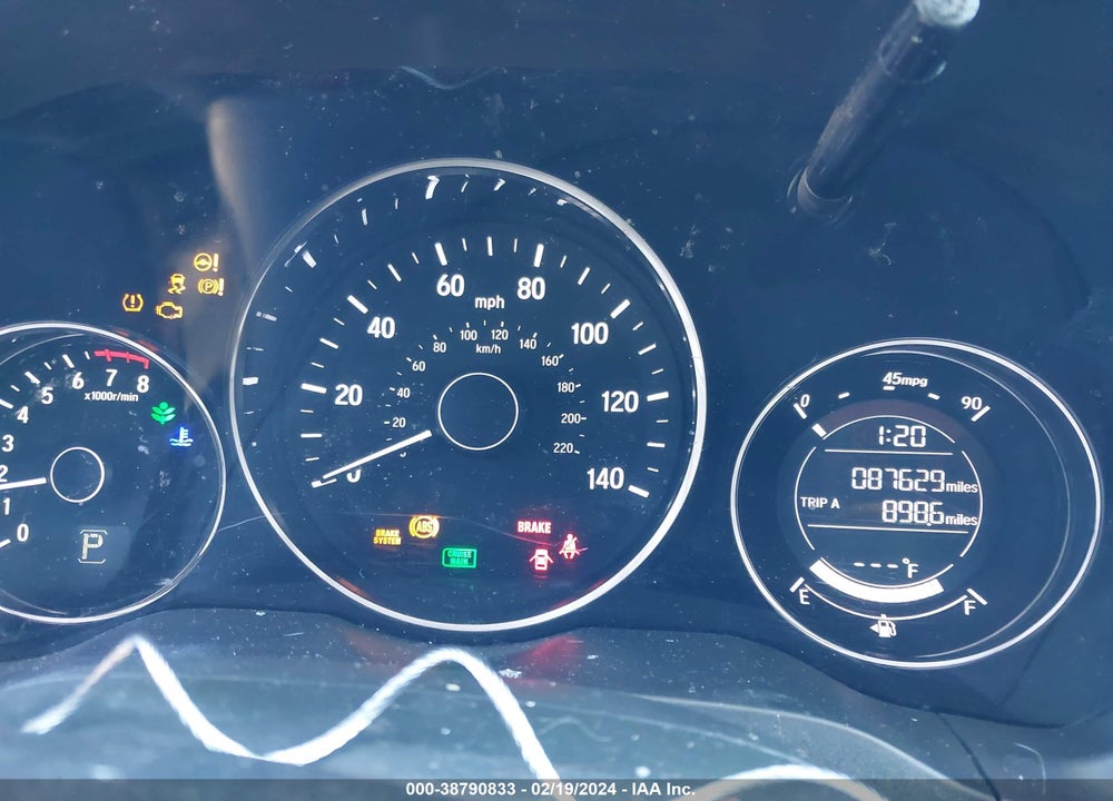 2018 HONDA HR-V EX-L VIN: 3CZRU6H77JM712949