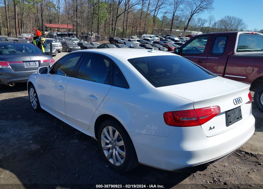 2015 AUDI A4 2.0T PREMIUM VIN: WAUAFAFL7FN004968