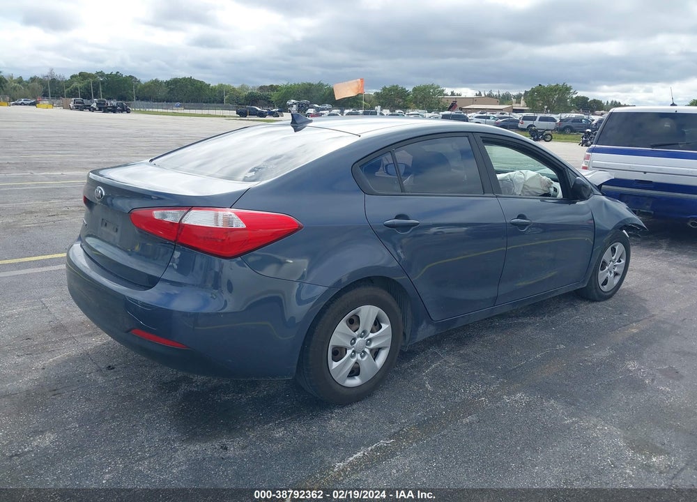 2016 KIA FORTE LX VIN: KNAFK4A61G5568802