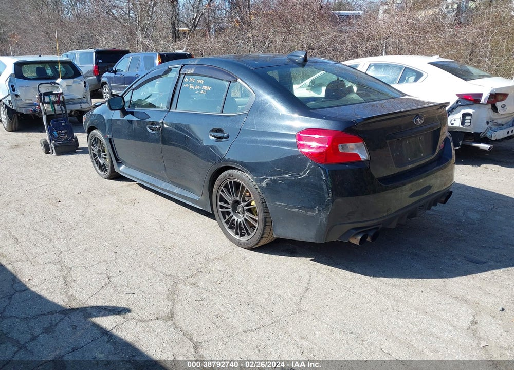 2020 SUBARU WRX STI LIMITED VIN: JF1VA2V60L9803795