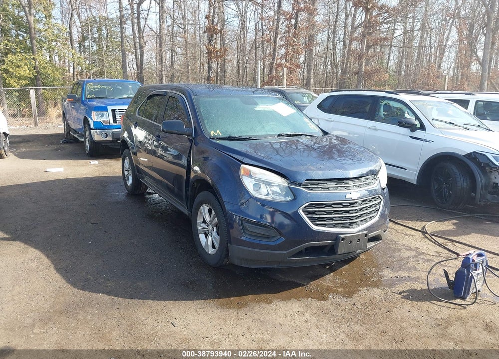 2016 CHEVROLET EQUINOX LS VIN: 2GNFLEEK2G6195648