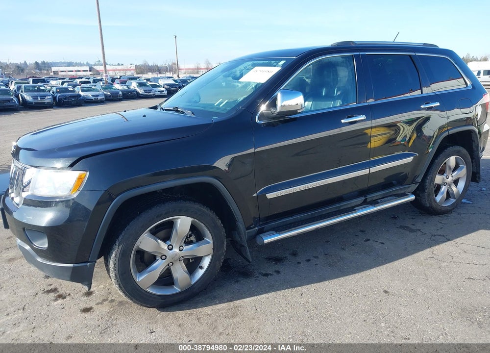 2013 JEEP GRAND CHEROKEE OVERLAND VIN: 1C4RJECT8DC546461
