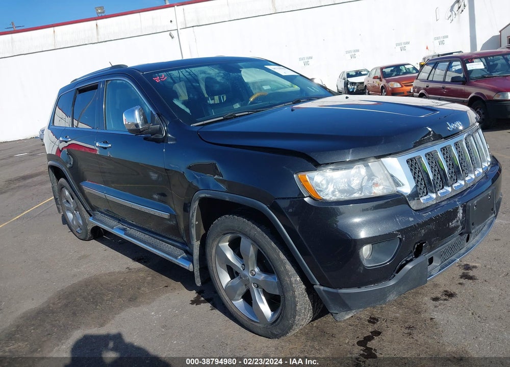 2013 JEEP GRAND CHEROKEE OVERLAND VIN: 1C4RJECT8DC546461