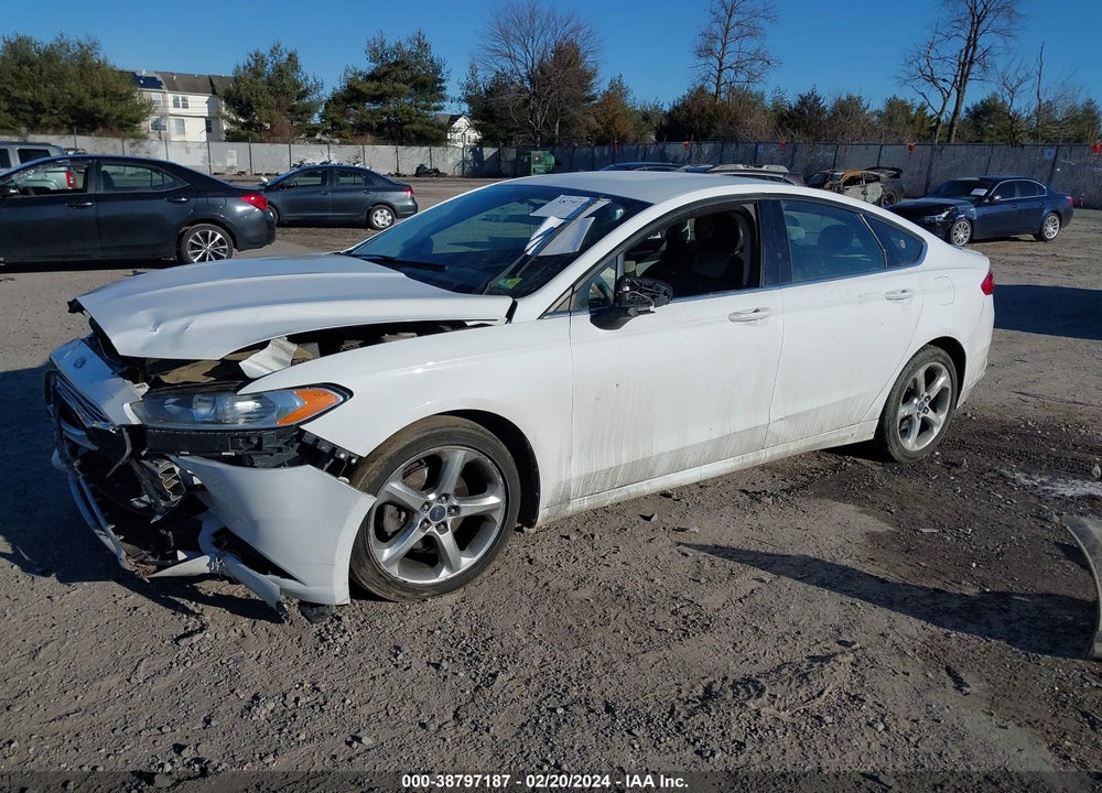 2016 FORD FUSION S VIN: 3FA6P0G72GR253183