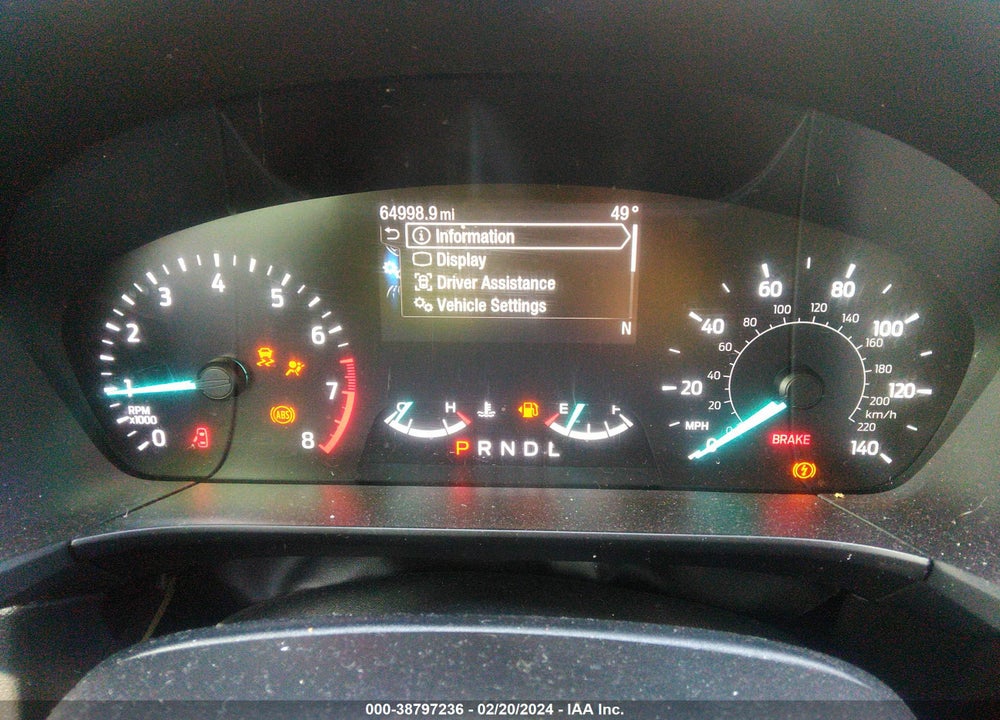 2020 FORD ESCAPE S VIN: 1FMCU0F66LUC29143